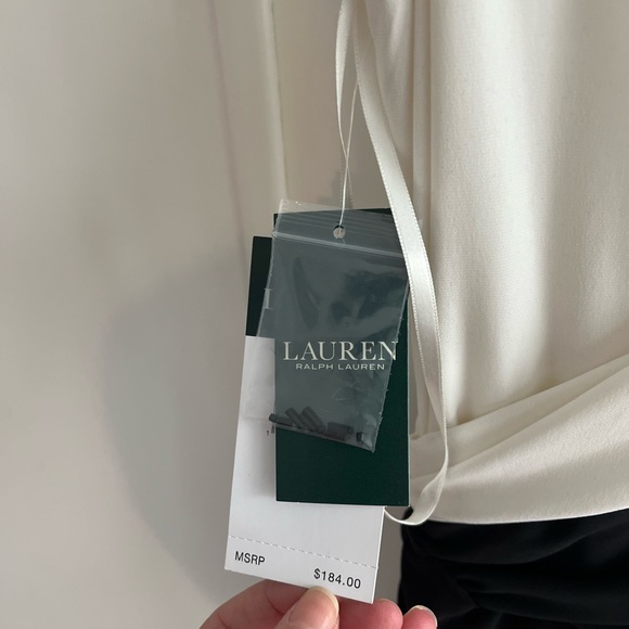 NWT - Ralph Lauren Black & White Evening Dress - Picture 4 of 9